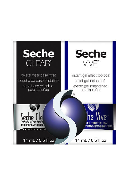 Seche Clear Vive Duo Kit – Base Gel Effect Top Coat Set