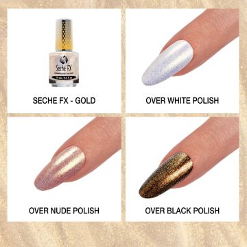 FX Diamond Effect Top Coat Gold